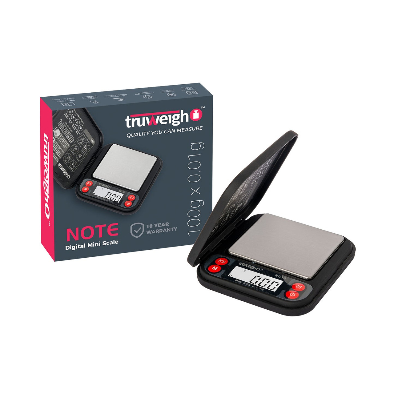 Truweigh - Note Digital Mini Scale - 100gx0.01g