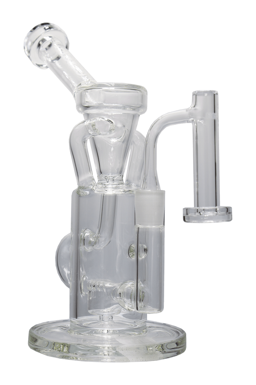 Crooks Clear Edition - 10 " Recycler Rig w/ gridded perculator