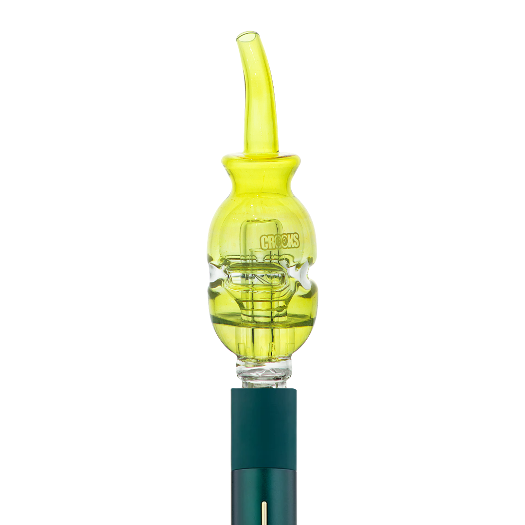 Crooks Pivot Fumed Glass Top Fab Style 