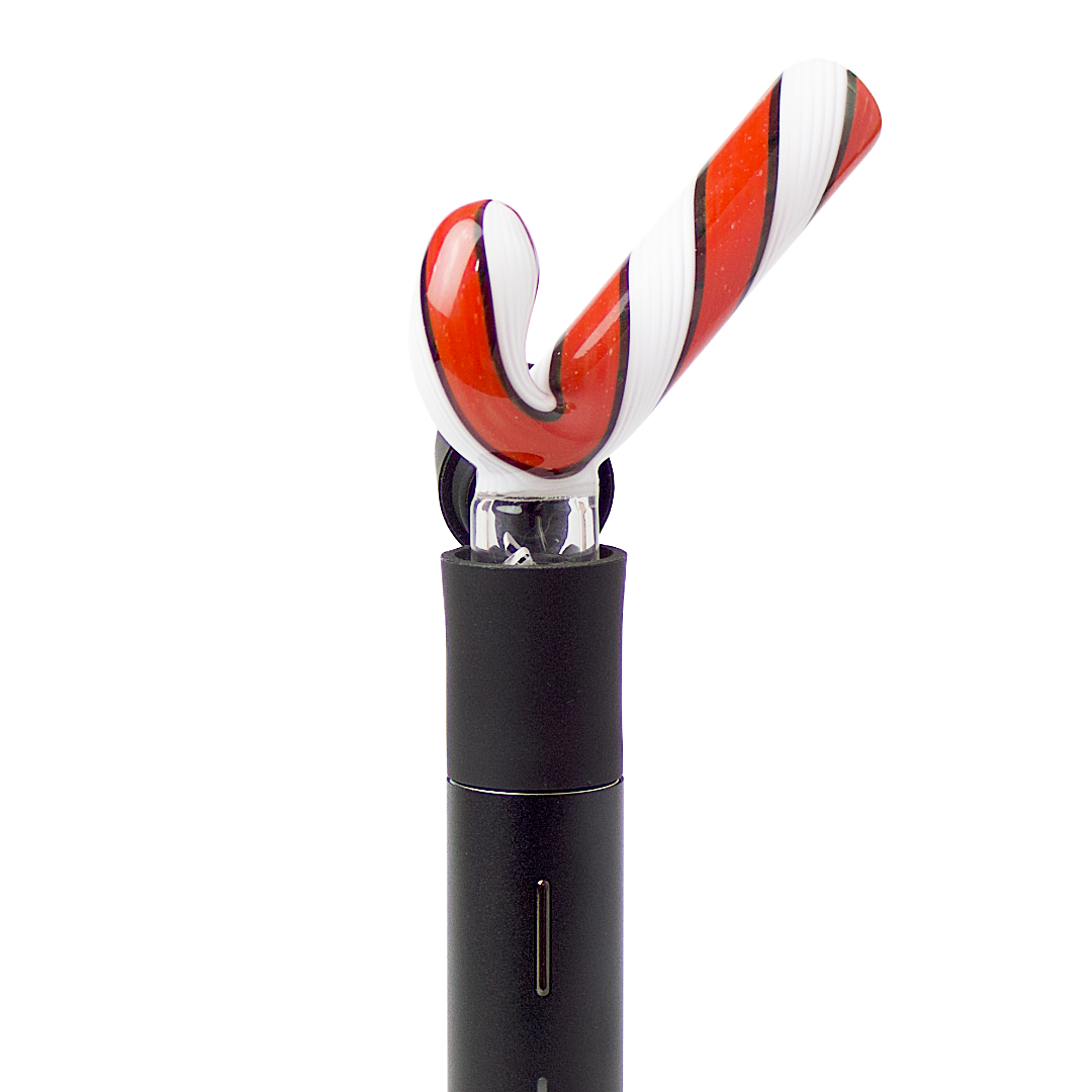 Pivot Top Glass Attachment - Candy Cane