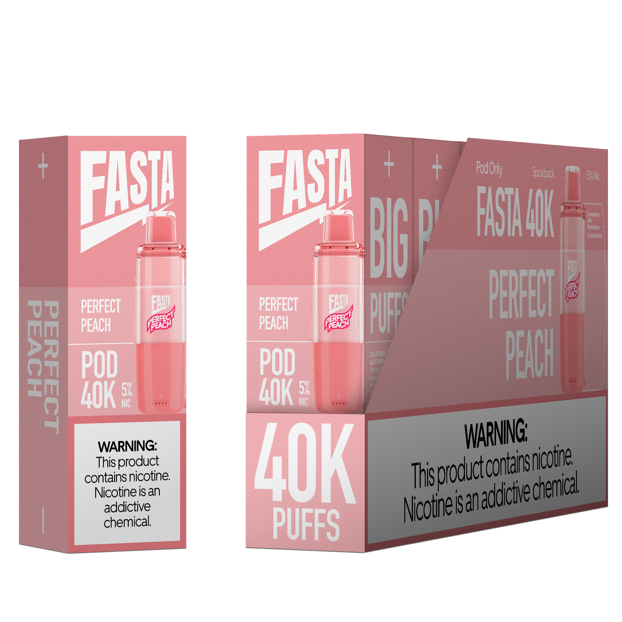 Fasta 40k Puffs Disposable Pods 5pk