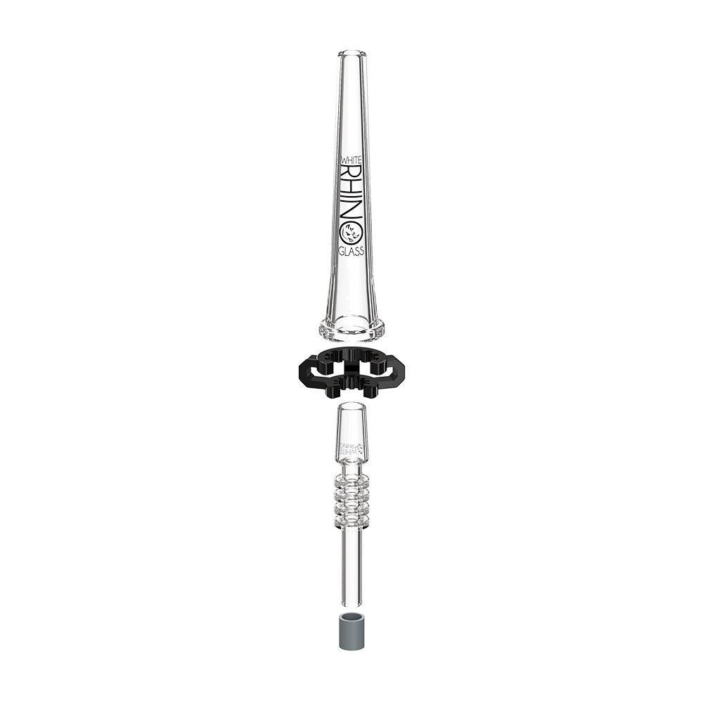 White Rhino 2 Piece 10mm Nectar Collector V3 5pk