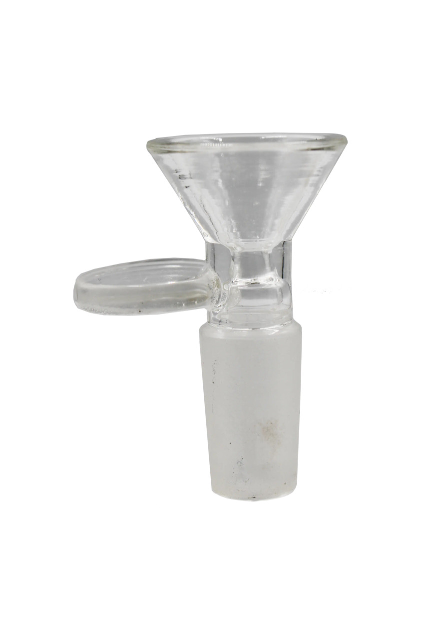 18mm Clear Martini Bowl with/ Flat Handle