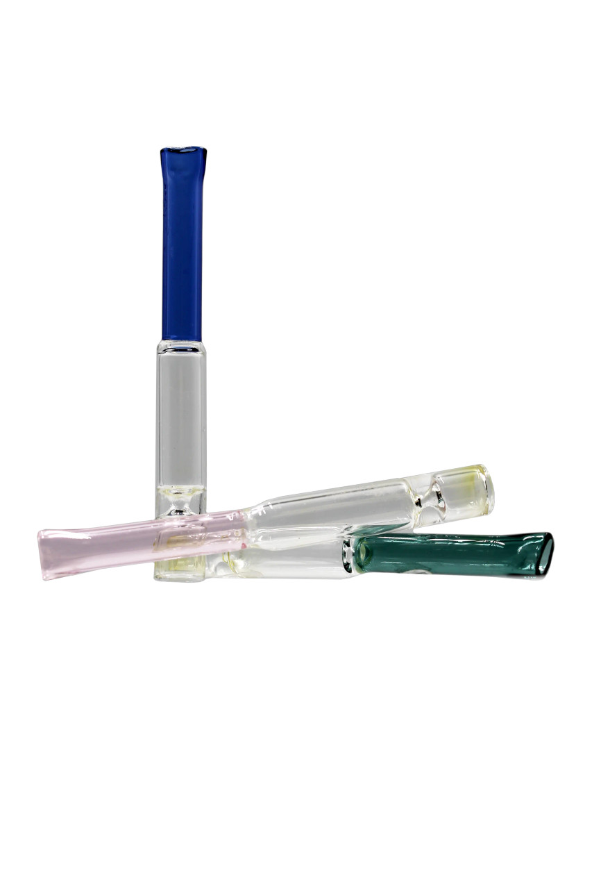 CH-102 4in chillum with colored flat mouth