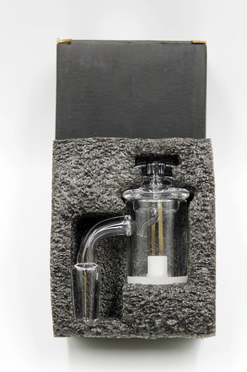 White Bottom Core Reactor Set 14mm Male 90°