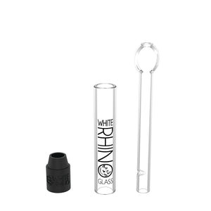 Glass Blunt Slider- White Rhino