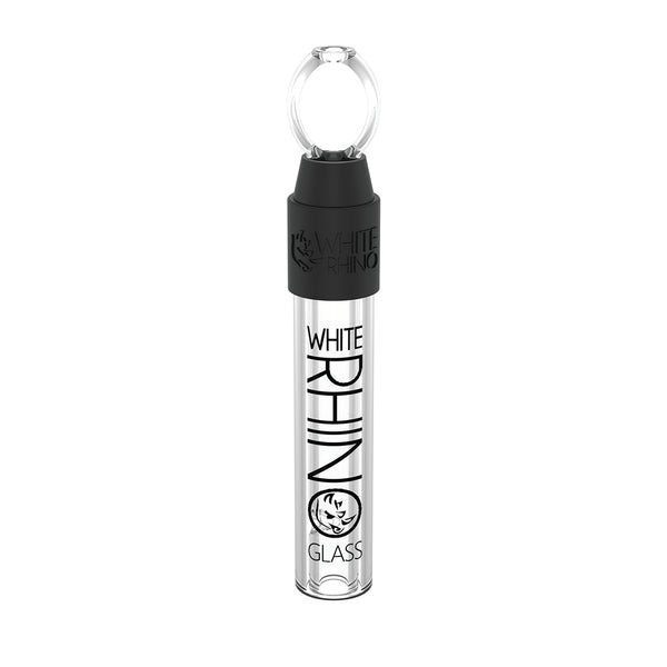 Glass Blunt Slider- White Rhino