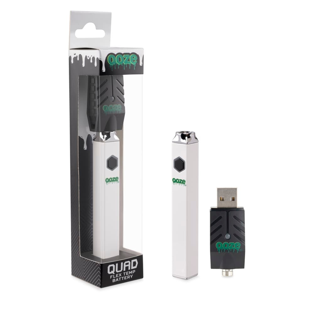 Ooze quad battery + smart usb - ghost white