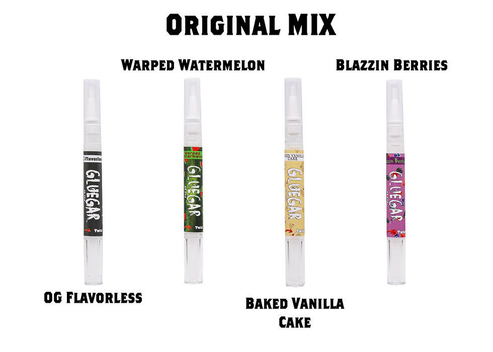 GlueGar:3ml Brush Tip Pens- Jug- "OG Flavorless" -  28 Pens Per Jug