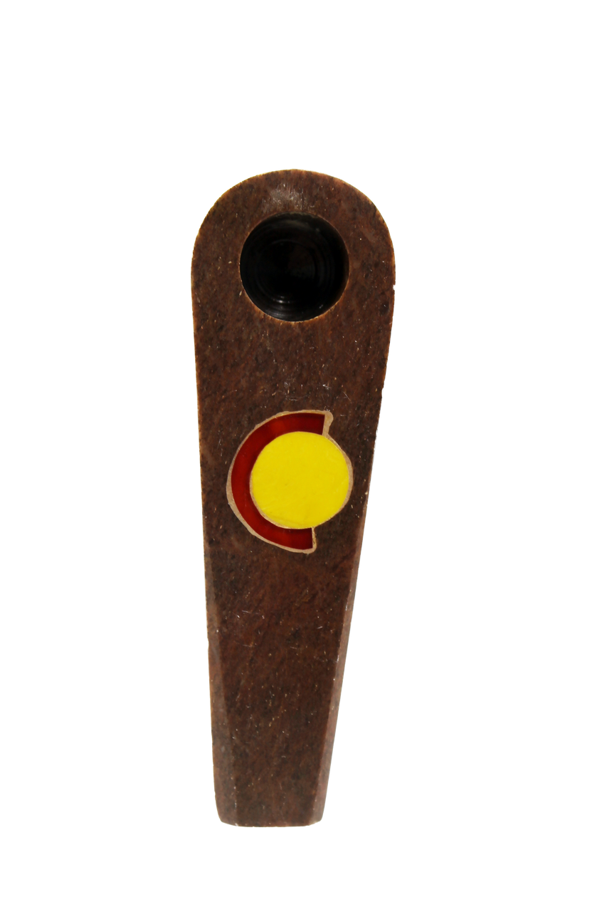 5" Colorado Emblem Stone Hand Pipe