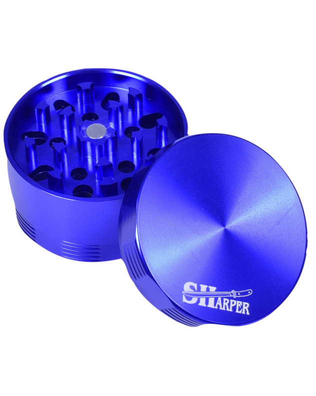 4 Part 63mm Herb Aluminum Zinc Grinder