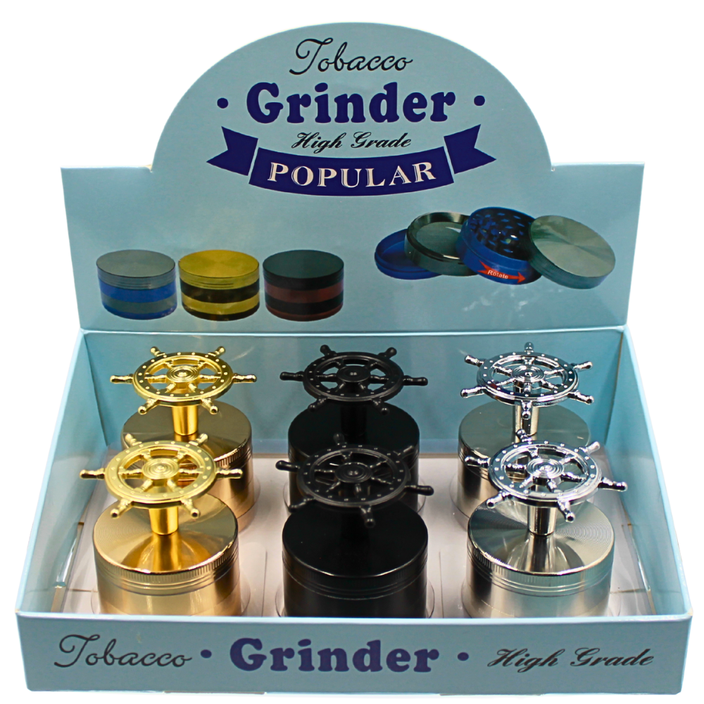 4 Part Turn Handle Grinder Display