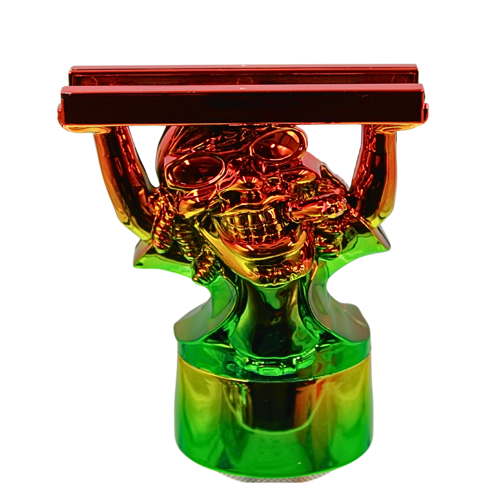 3 Part Shiny Rastafarian Grinder Display 6ct