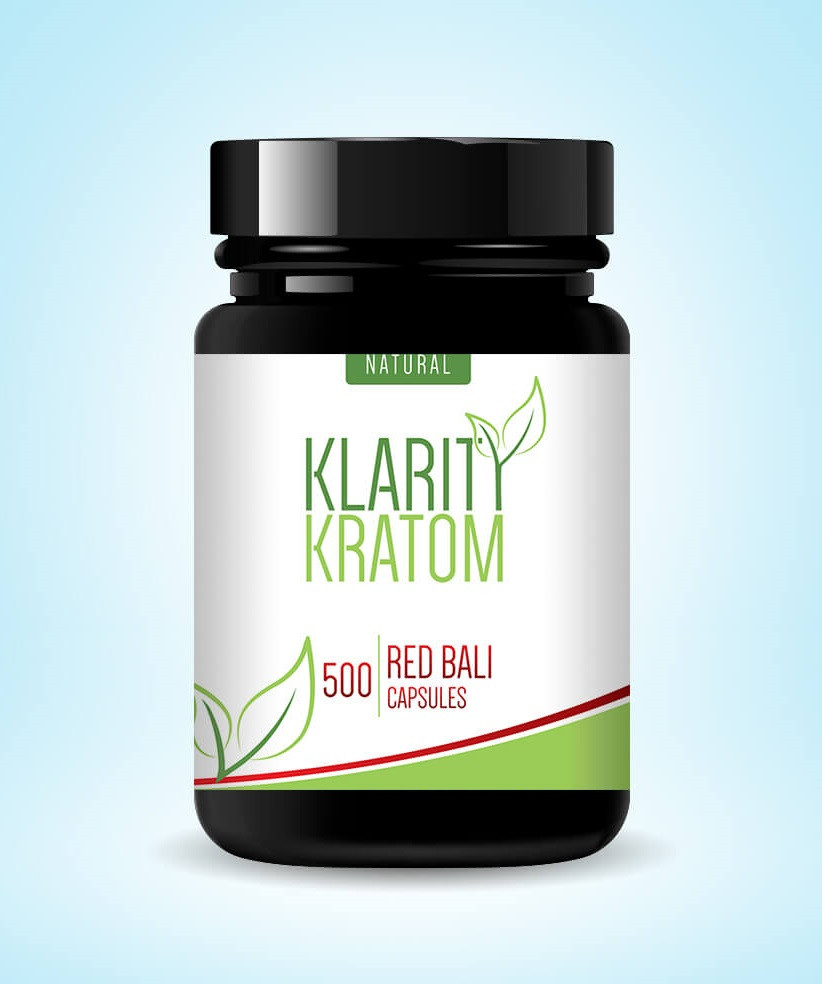 Klarity Kratom Red Bali 500ct Cap