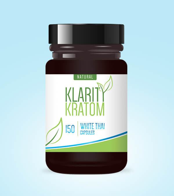 Klarity Kratom White Thai 150ct Capsules