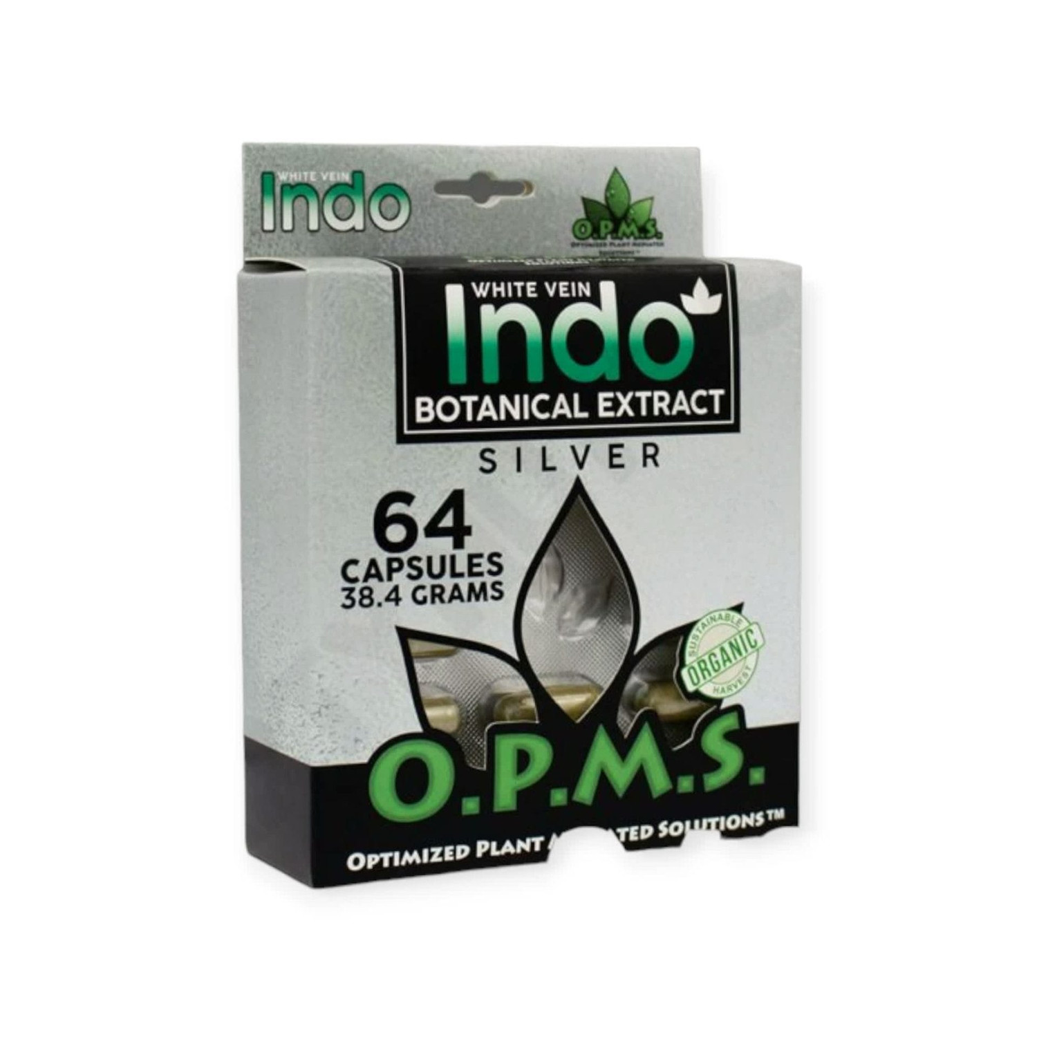 OPMS Silver White vein indo 64 caps