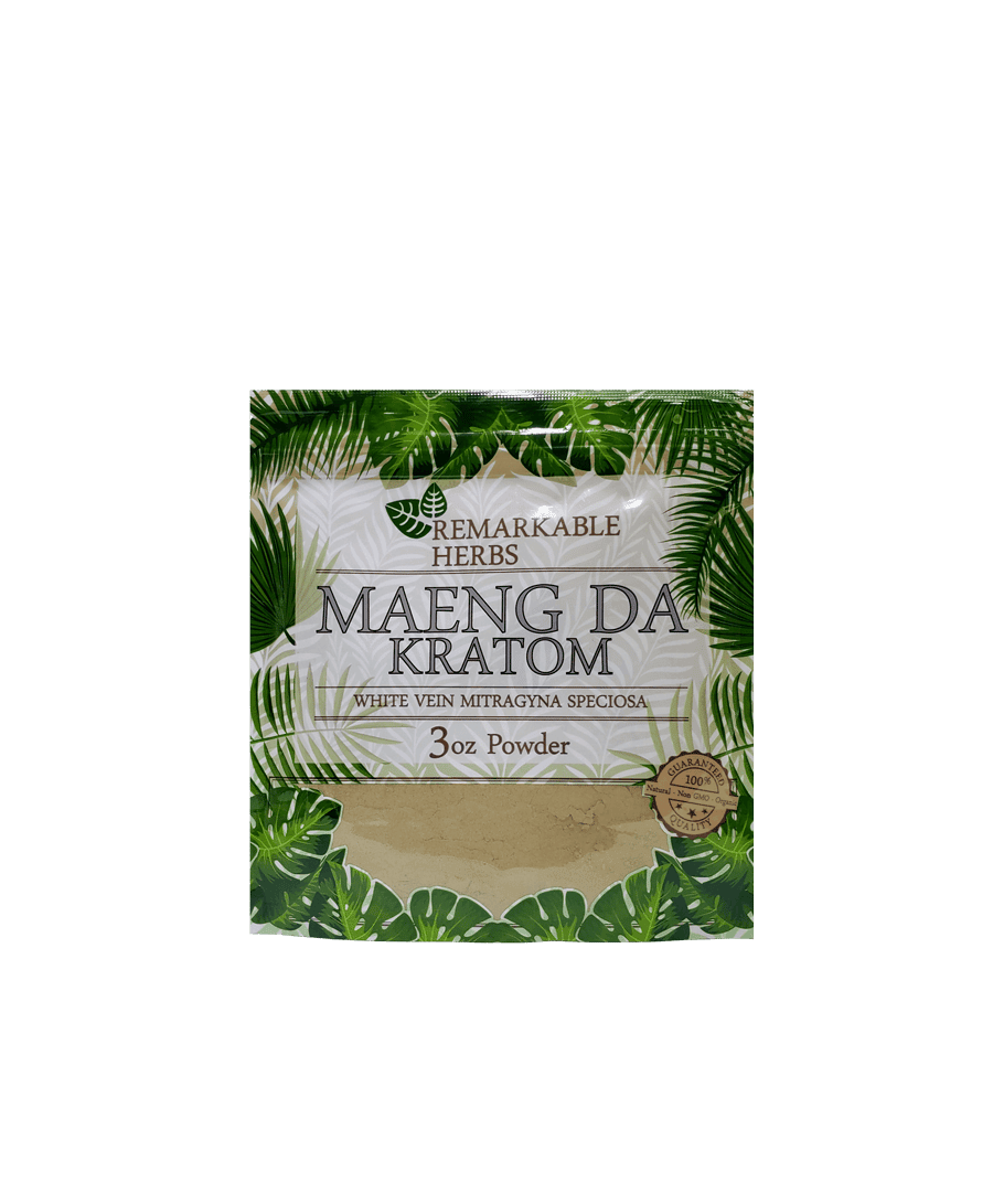 Remarkable Herbs White Vein Maeng Da 3oz Bag