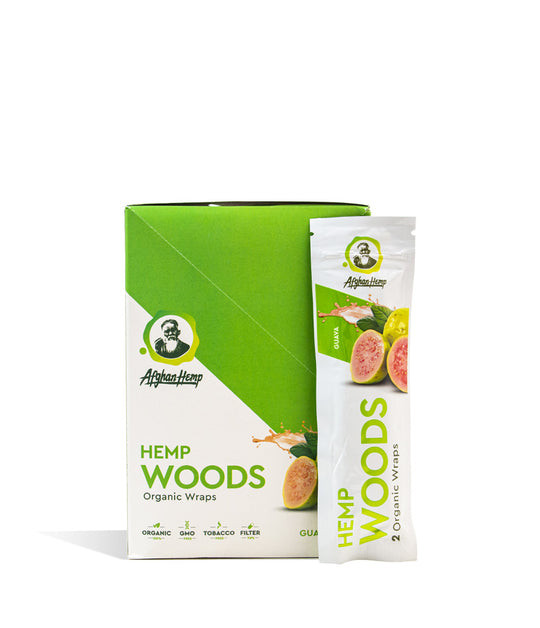 Afghan Hemp Woods Organic wraps Guava 2ct 25pk