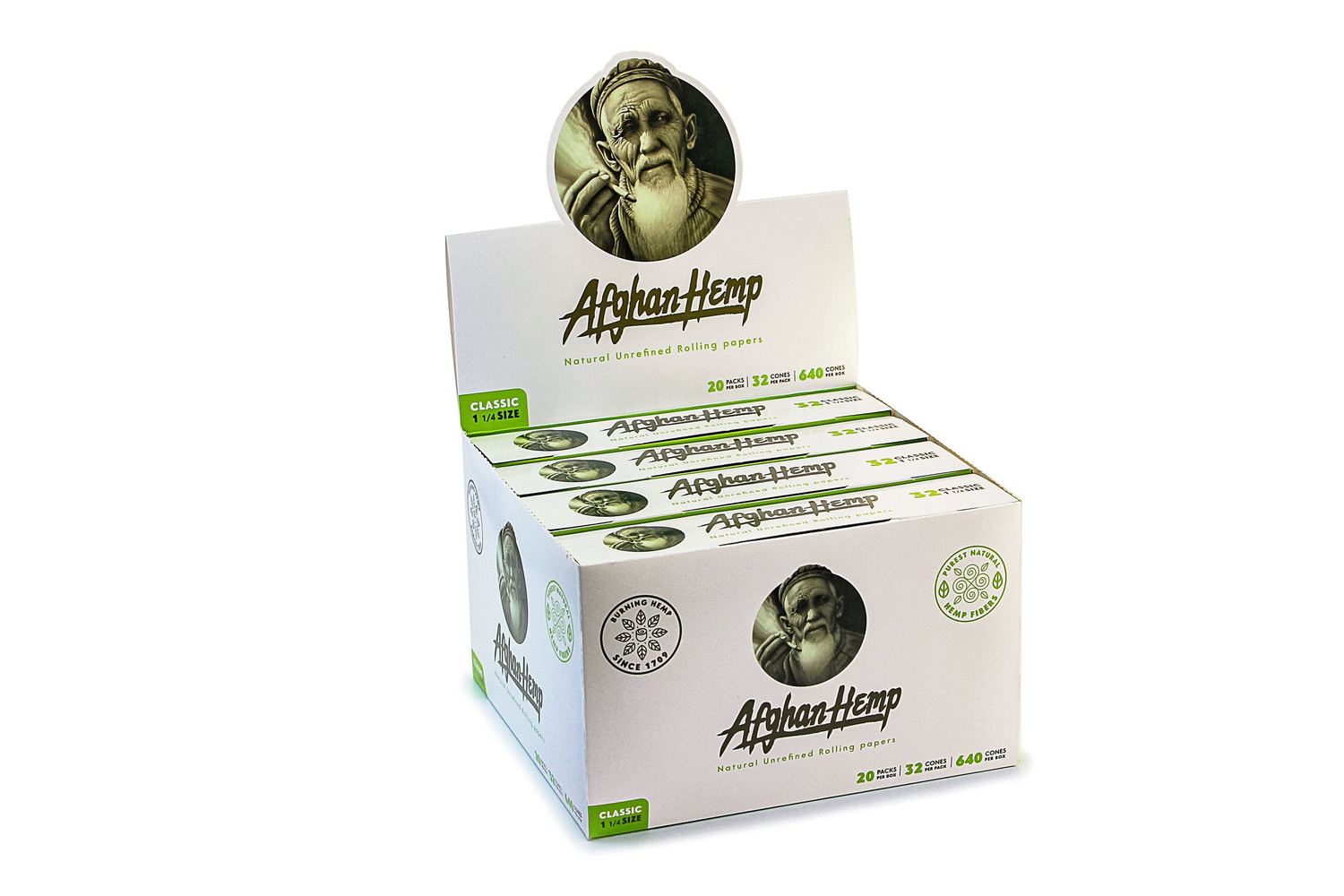 Afghan Hemp Cones - 1 1/4 Multi-Pack