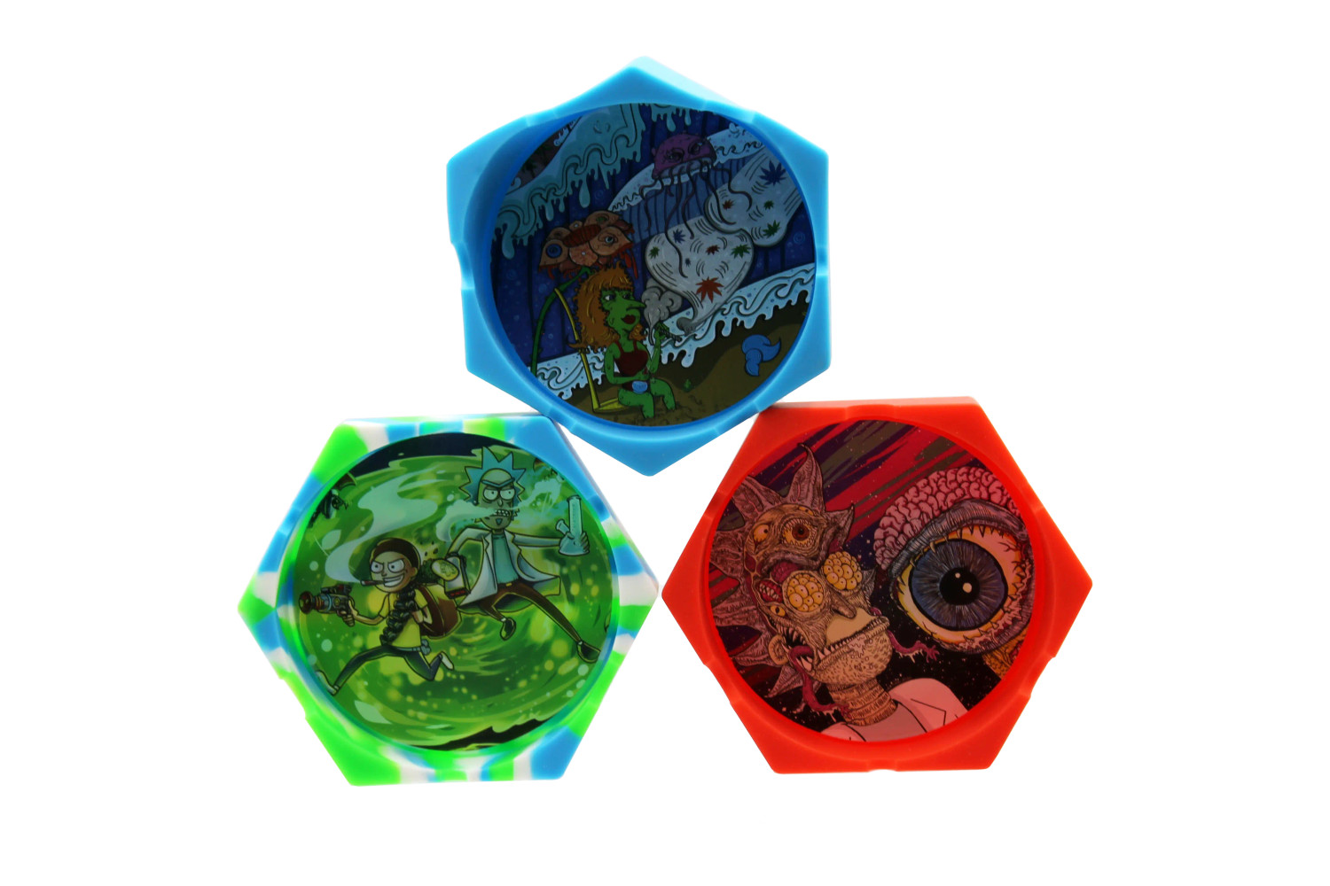 Medium Size Silicone Ashtray with print design