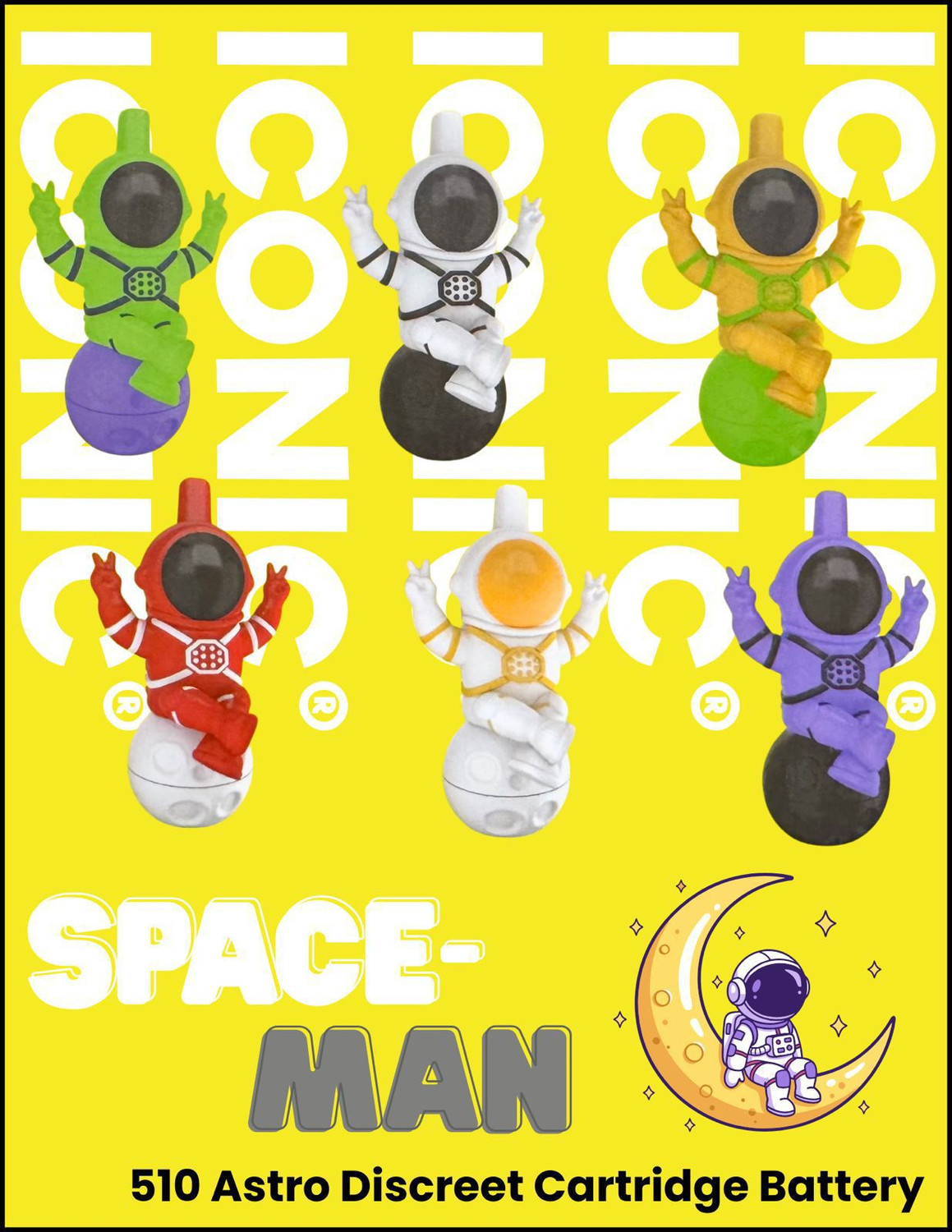 Iconic - Cartridge Battery Space Man