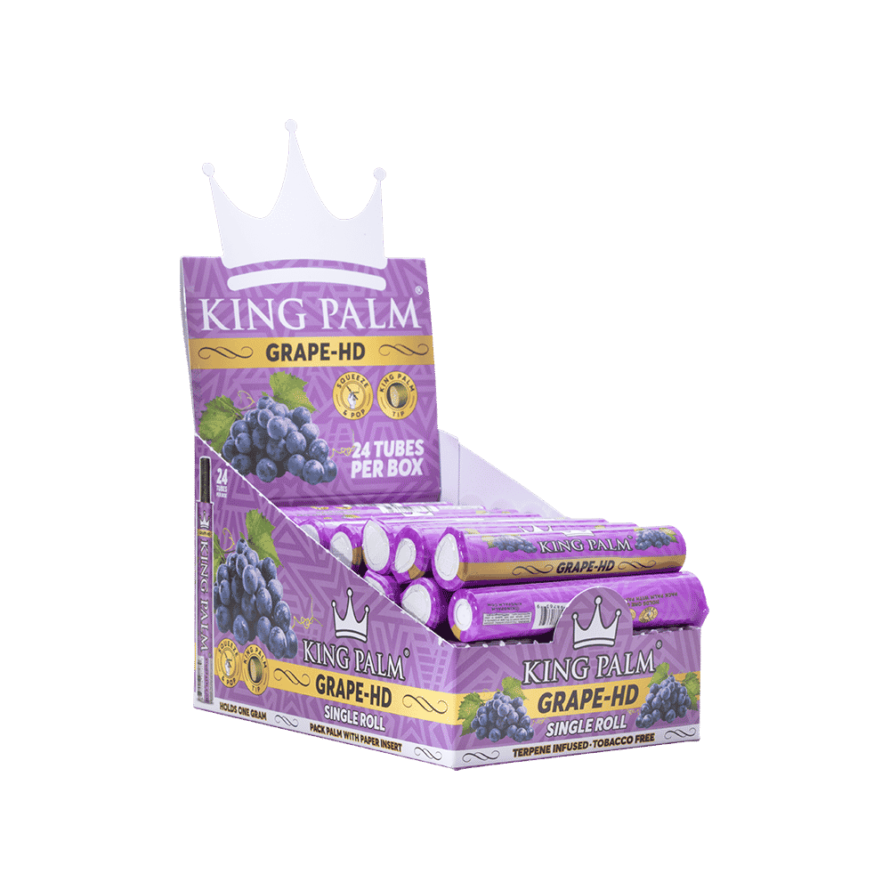 King Palm Cones Mini Grape HD 1pk/24ct