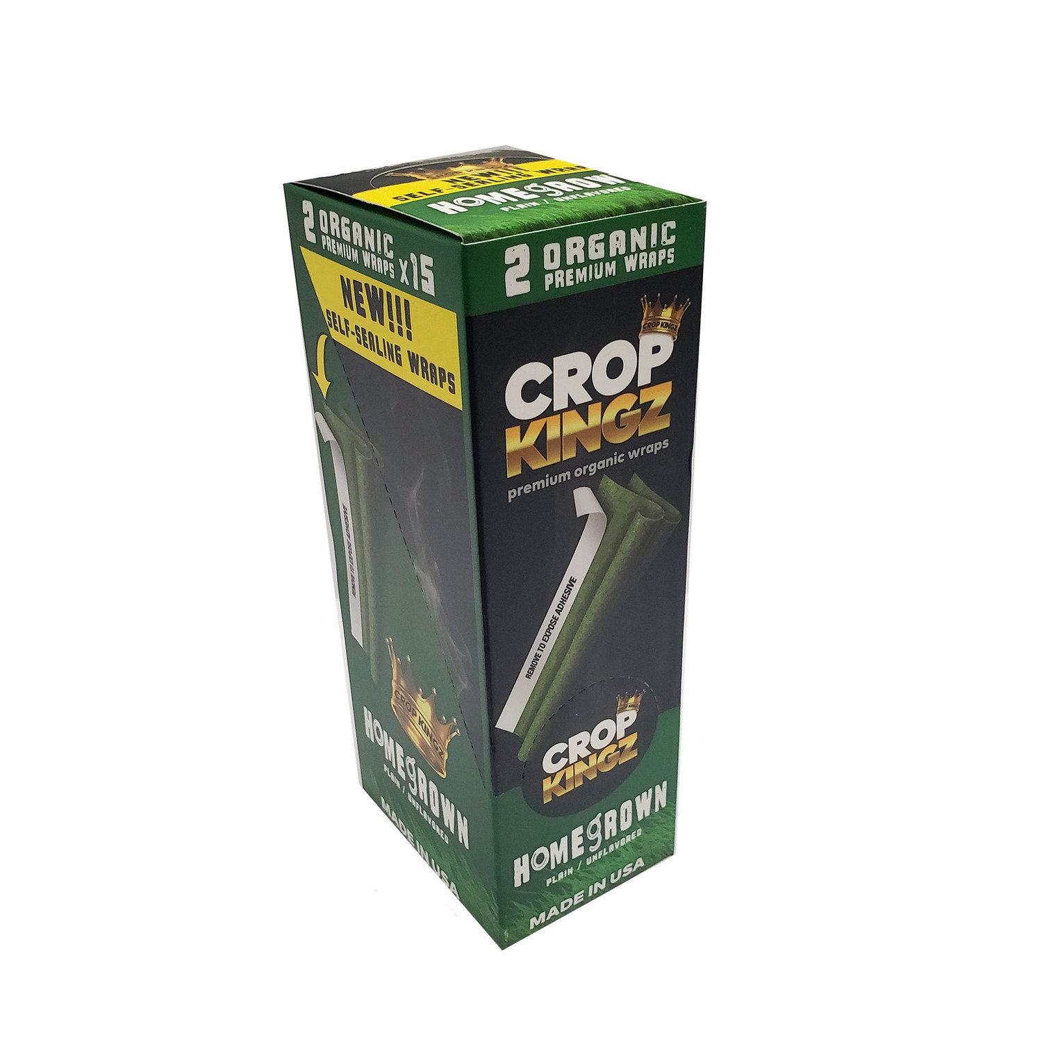 RP-1209 Crop Kings Self Sealing Organic Wraps Homegrown 15ct