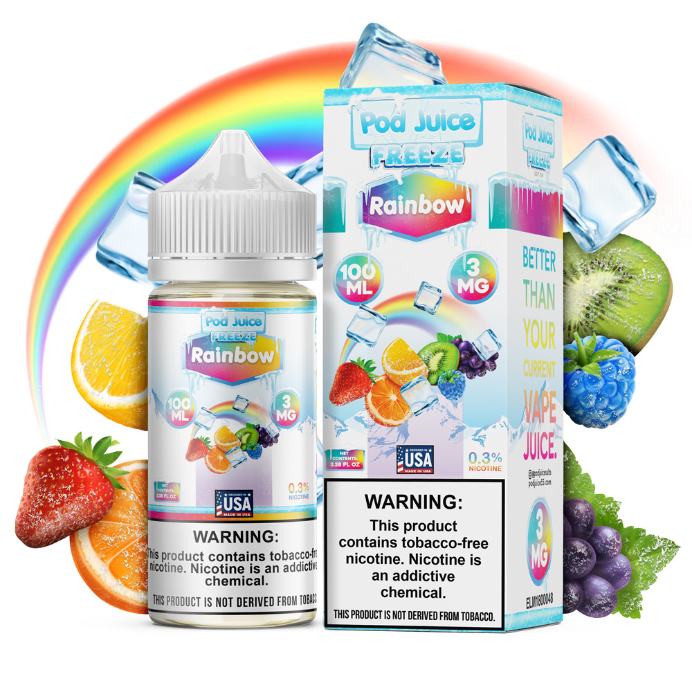 Pod Juice Rainbow Freeze 6mg (100ml)