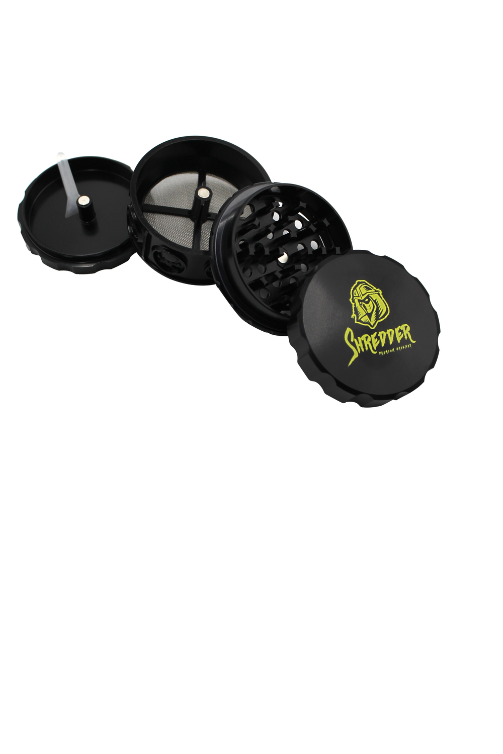 GR-249 Shredder 4 Part 63mm Grinder with Pirate Skull