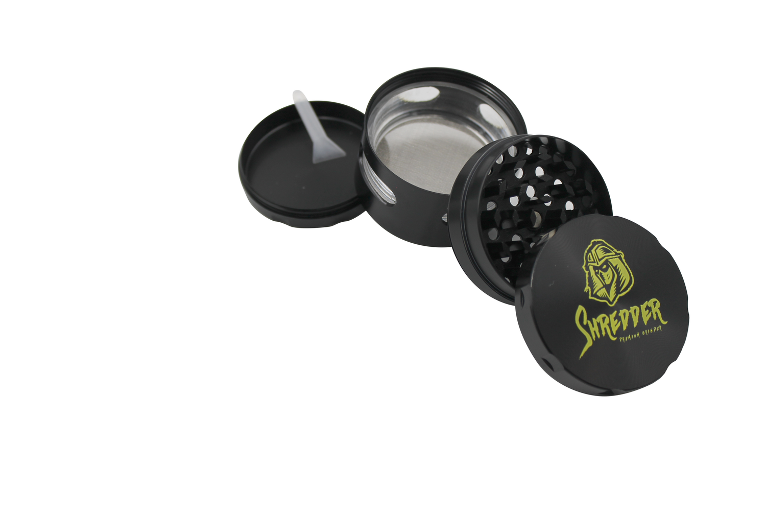Shredder 4Part 52mm Grinder w/Screen Window #17