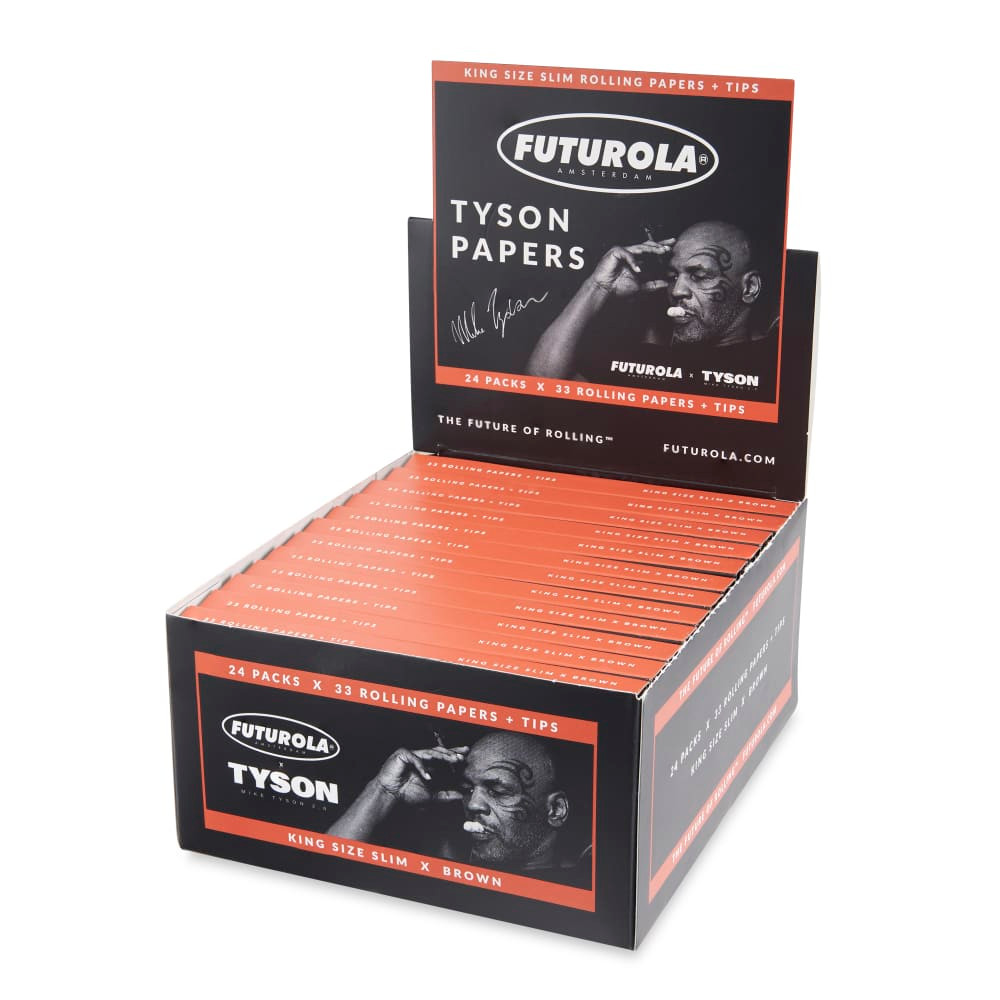 Futurola Tyson King Size Slim X Brown Papers w/Filters 2.0