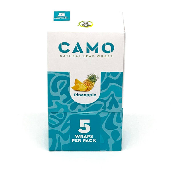 CAMO Natural Leaf Wraps Pineapple 5pk/25ct