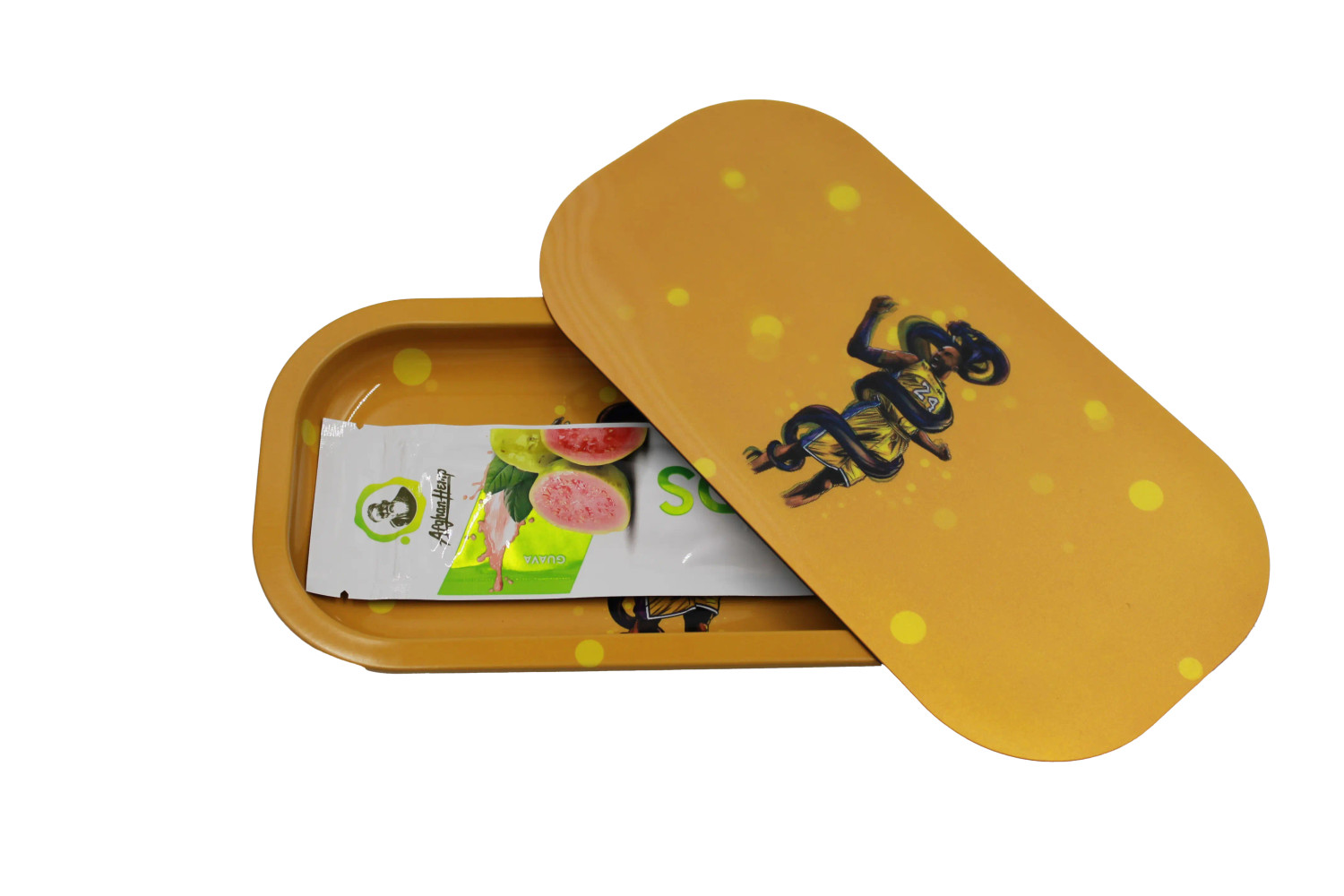 Small Rolling Tray w/ Magnetic Lid and character designs