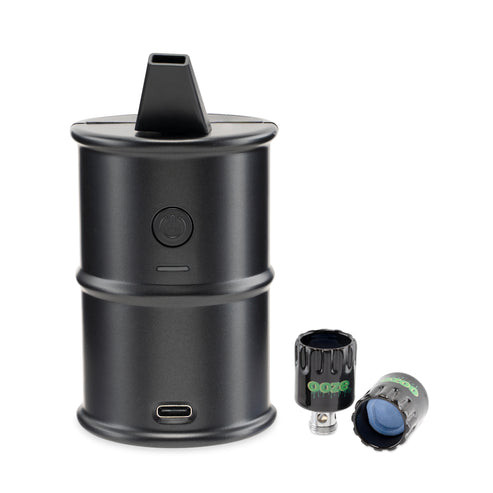 Ooze Electro Barrel Dab Rig- Black