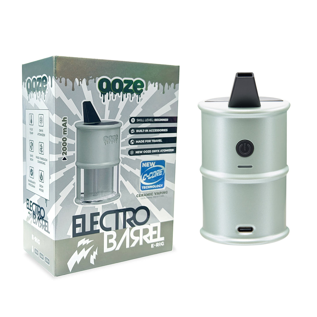Ooze Electro Barrel E-Rig- Fresh Sage