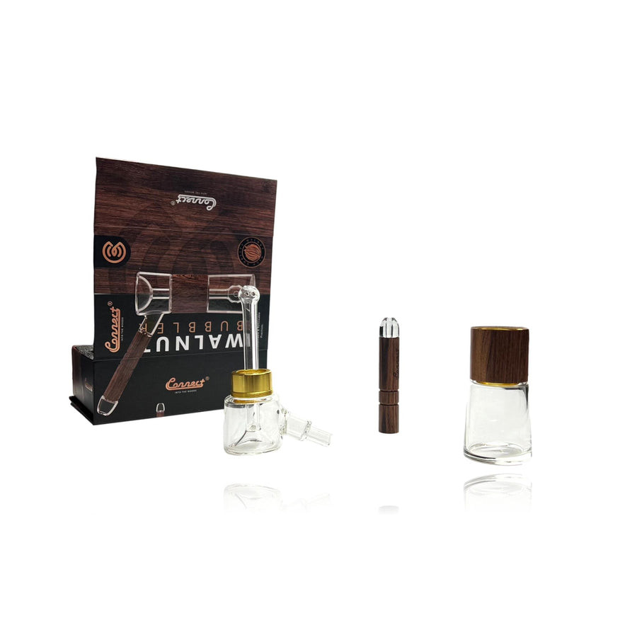 Connect Wood Walnut Bubbler