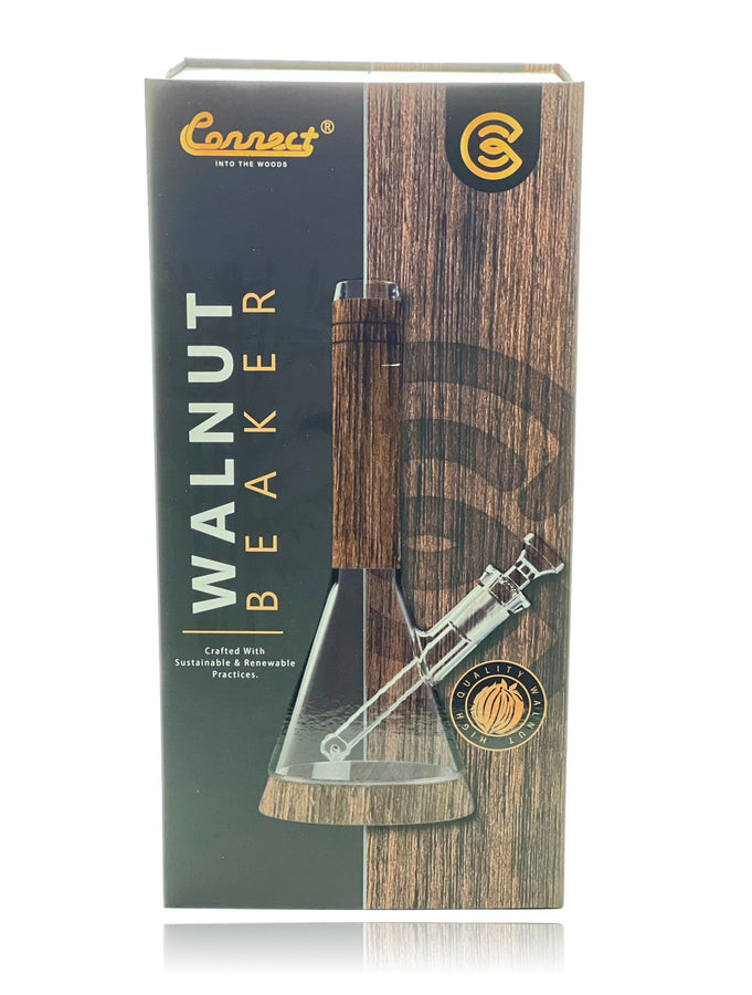 Connect Beaker Walnut Water Pipe