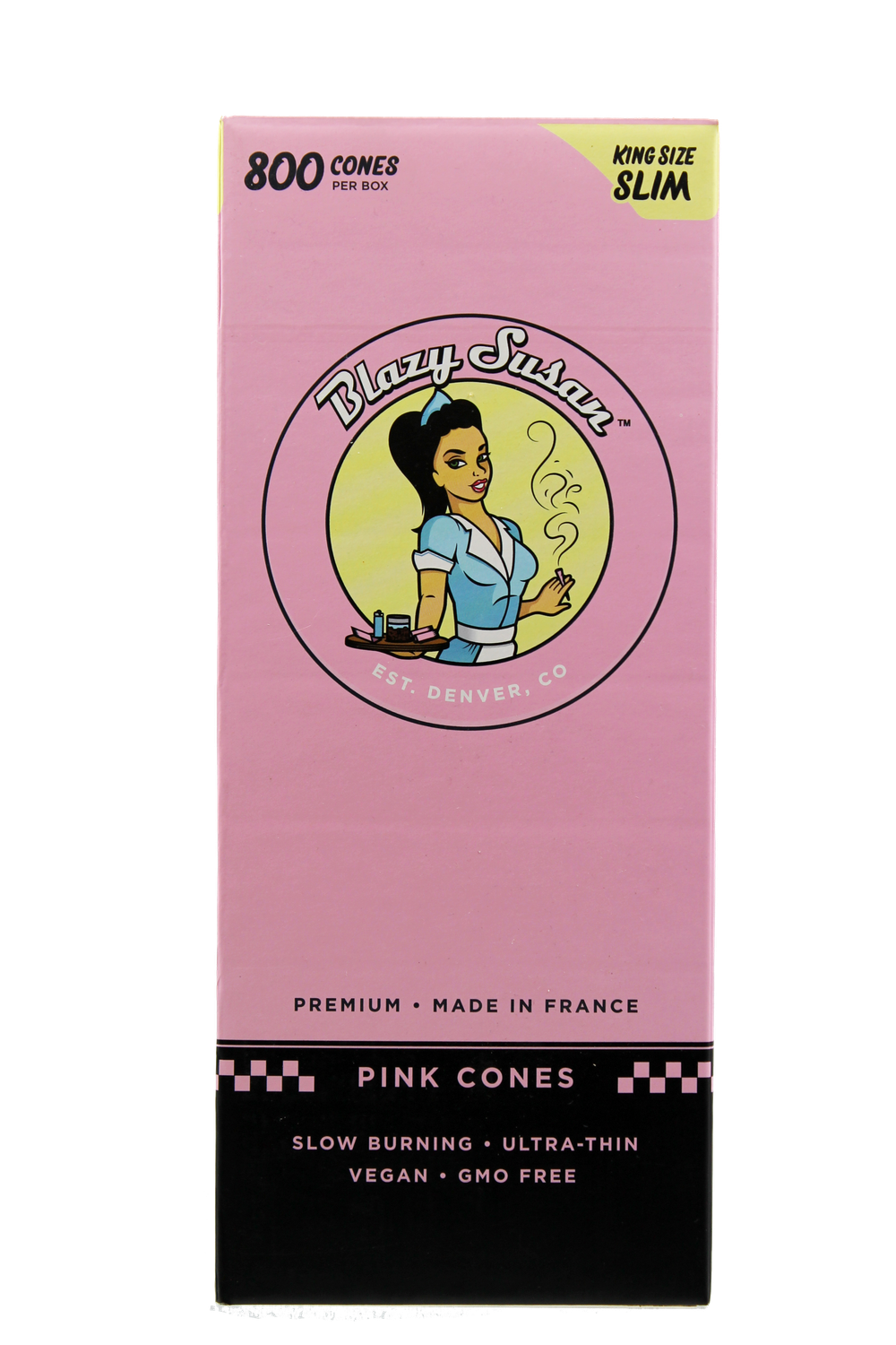 Blazy Susan Pink Cones 800ct King Size 109mm Bulk