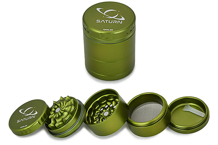 Riddles Saturn - 50mm Grinders - Emerald