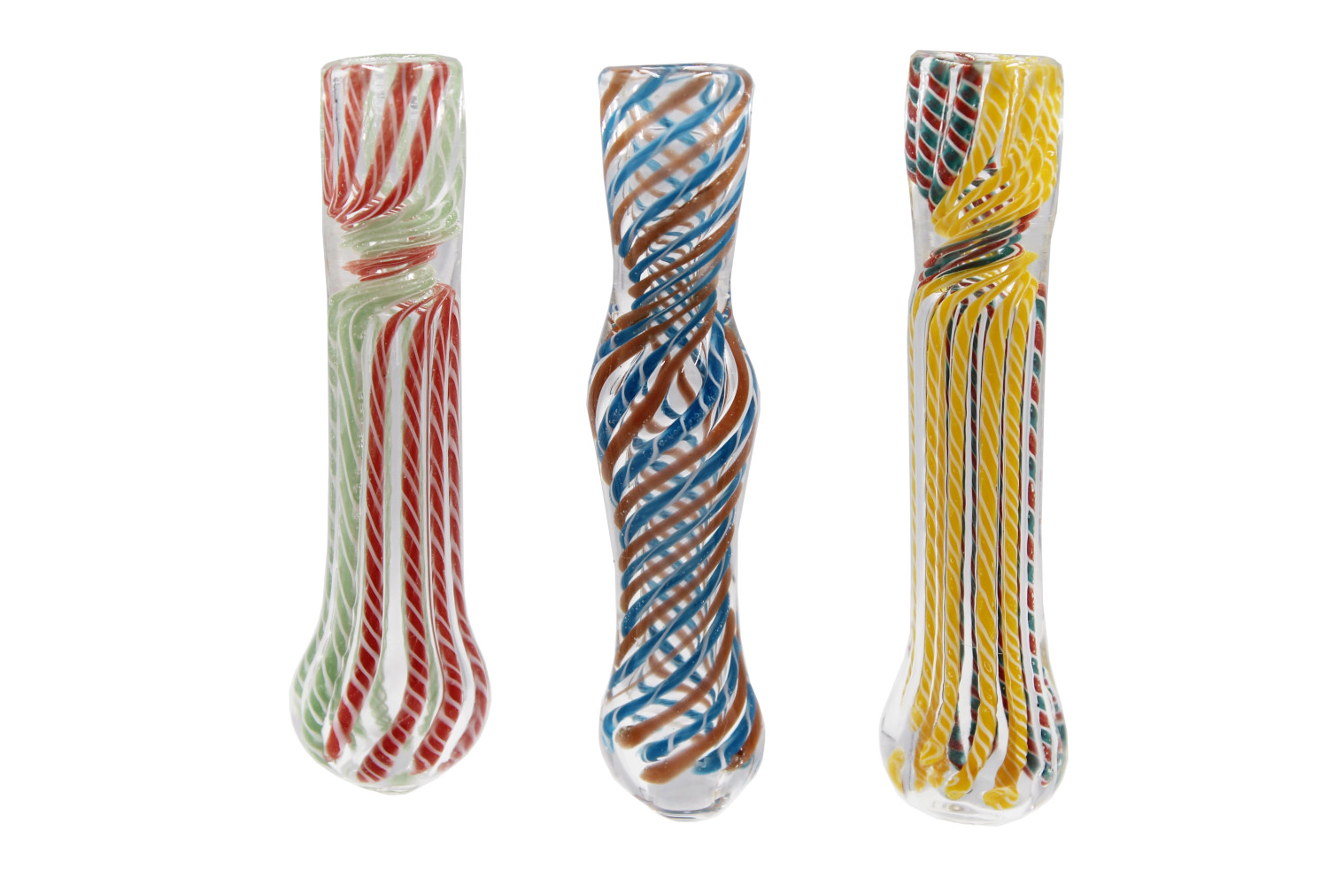 3.5" Latticino Art Chillum