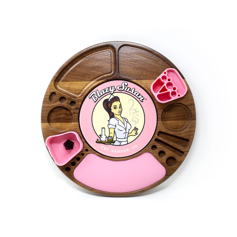 Blazy Susan Spinning Rolling Tray