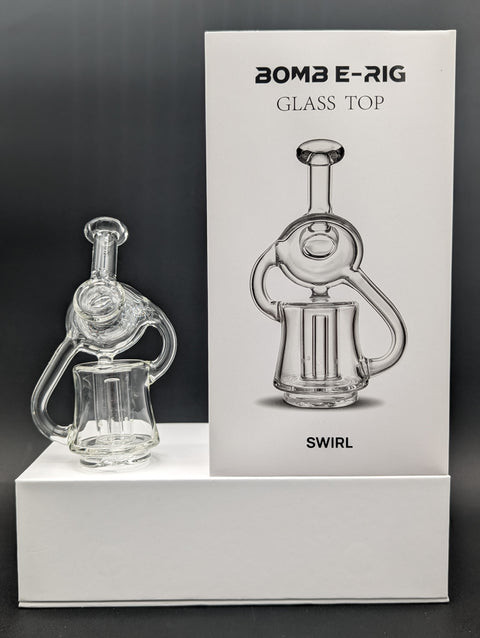 Bomb Erig Swirl Glass Top Replacement