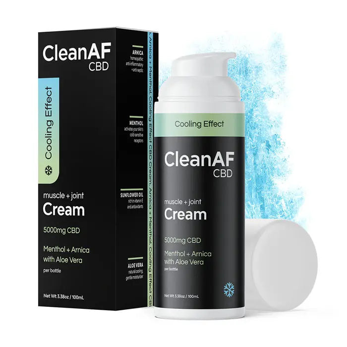 CleanAF CBD - CBD Heating & Cooling Pain Relief Cream
