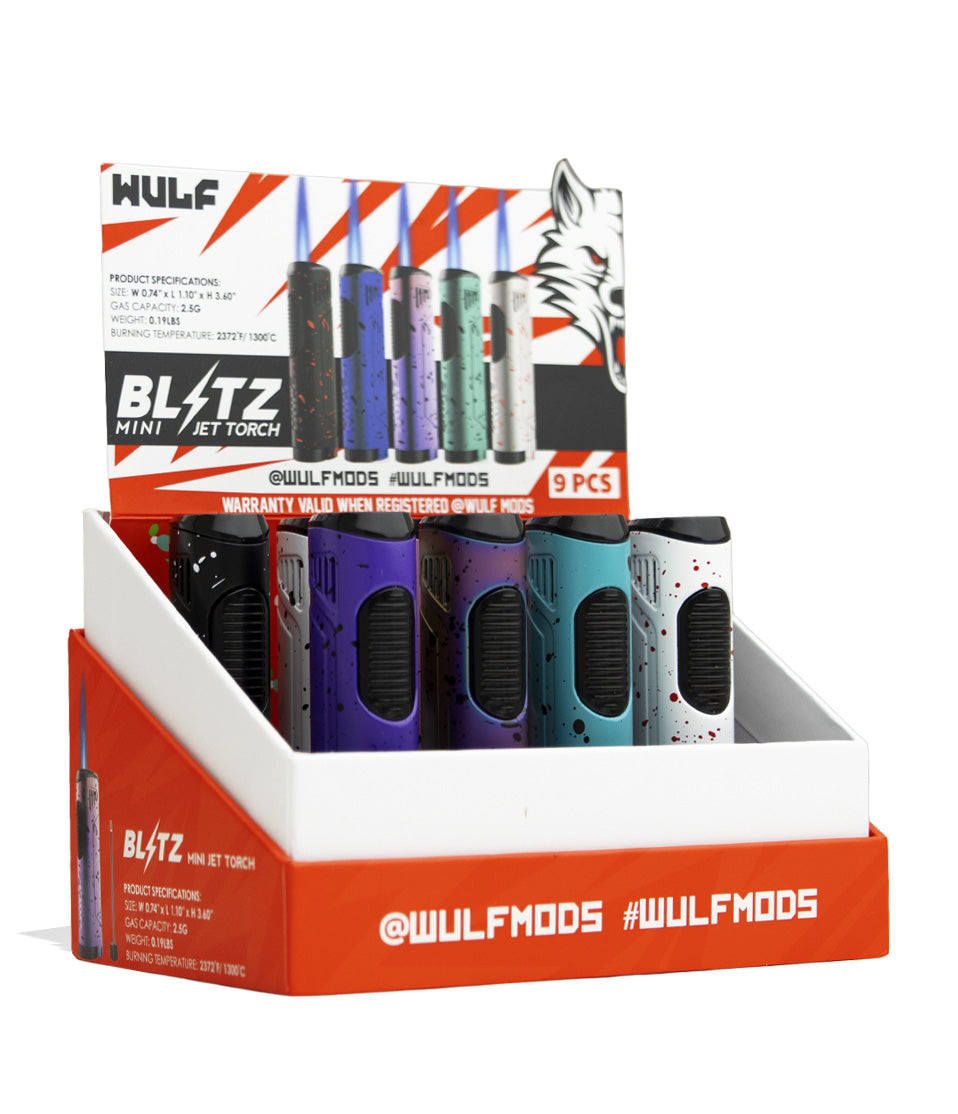 Wulf Blitz Butane Powered Torch 9pk