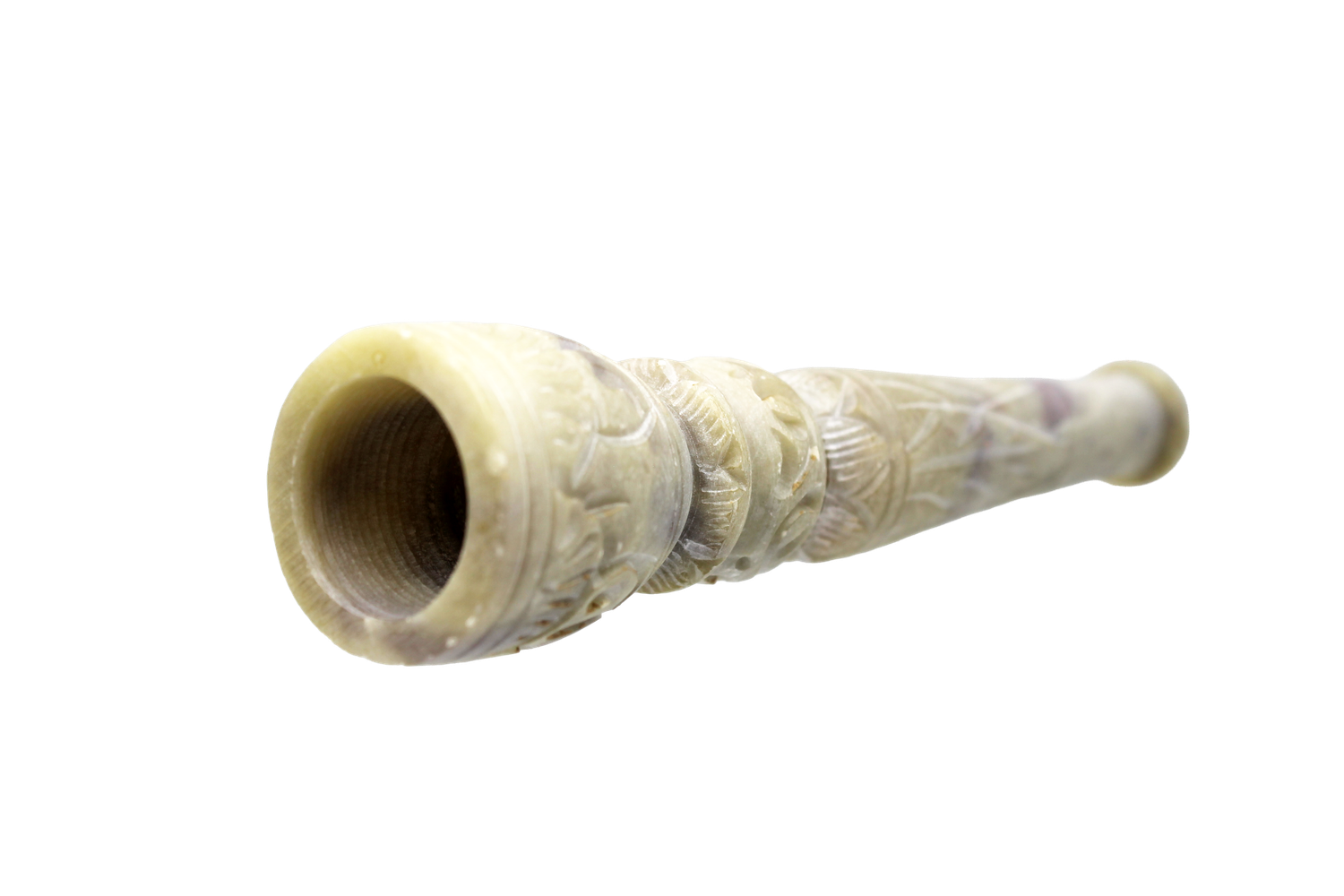 5.5" Carved Stone Chillum