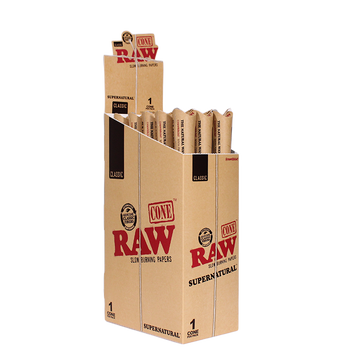 Supernatural RAW Natural Paper Cones 1ct