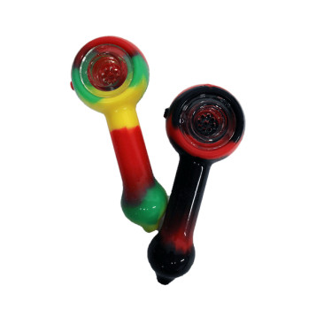 4"Silicone Hand Pipe Built In Honeycomb Screen