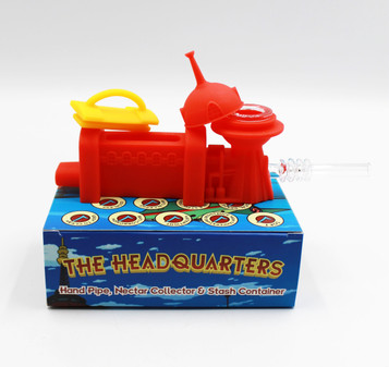 The Headquarters Nectar Collector, hand pipe, stash container