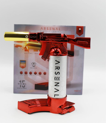 Arsenal Military Grade Burner Butane Gun Torch Lighter Piezo Ignition