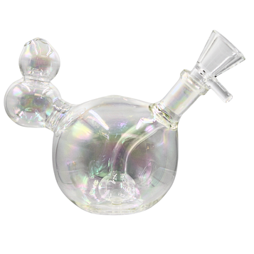 6" Iridescent Bubbles Mini Water Pipe